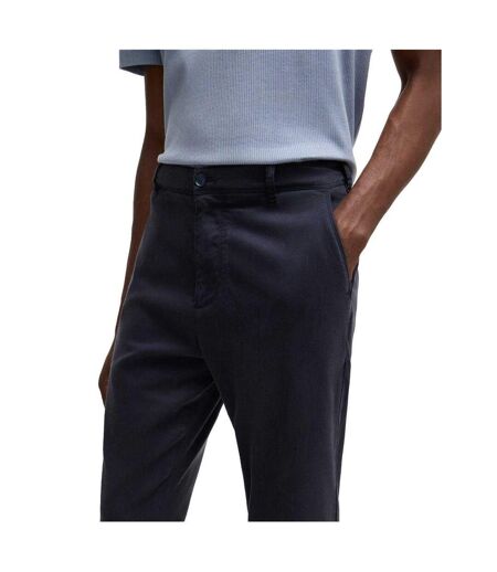 Chino Homme Bleu Foncé Boss