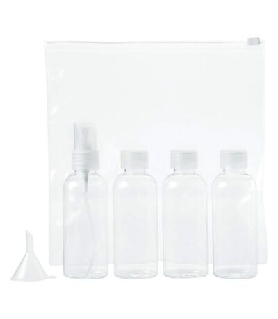 Set De Bouteilles De Voyage Approuvé Par Tokyo Airline 18.5 X 3.7 X 18cm Transparent Bullet