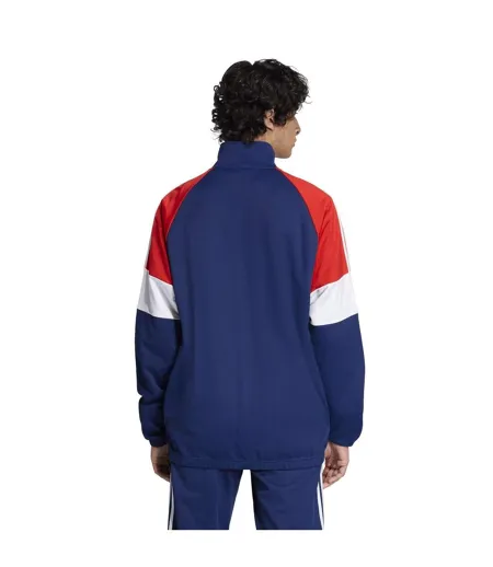 Haut De Survêtement Motif/style Fc Bayern Munich Homme Bleu Adidas