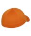 Casquette peignée wooly unisexe orange Flexfit