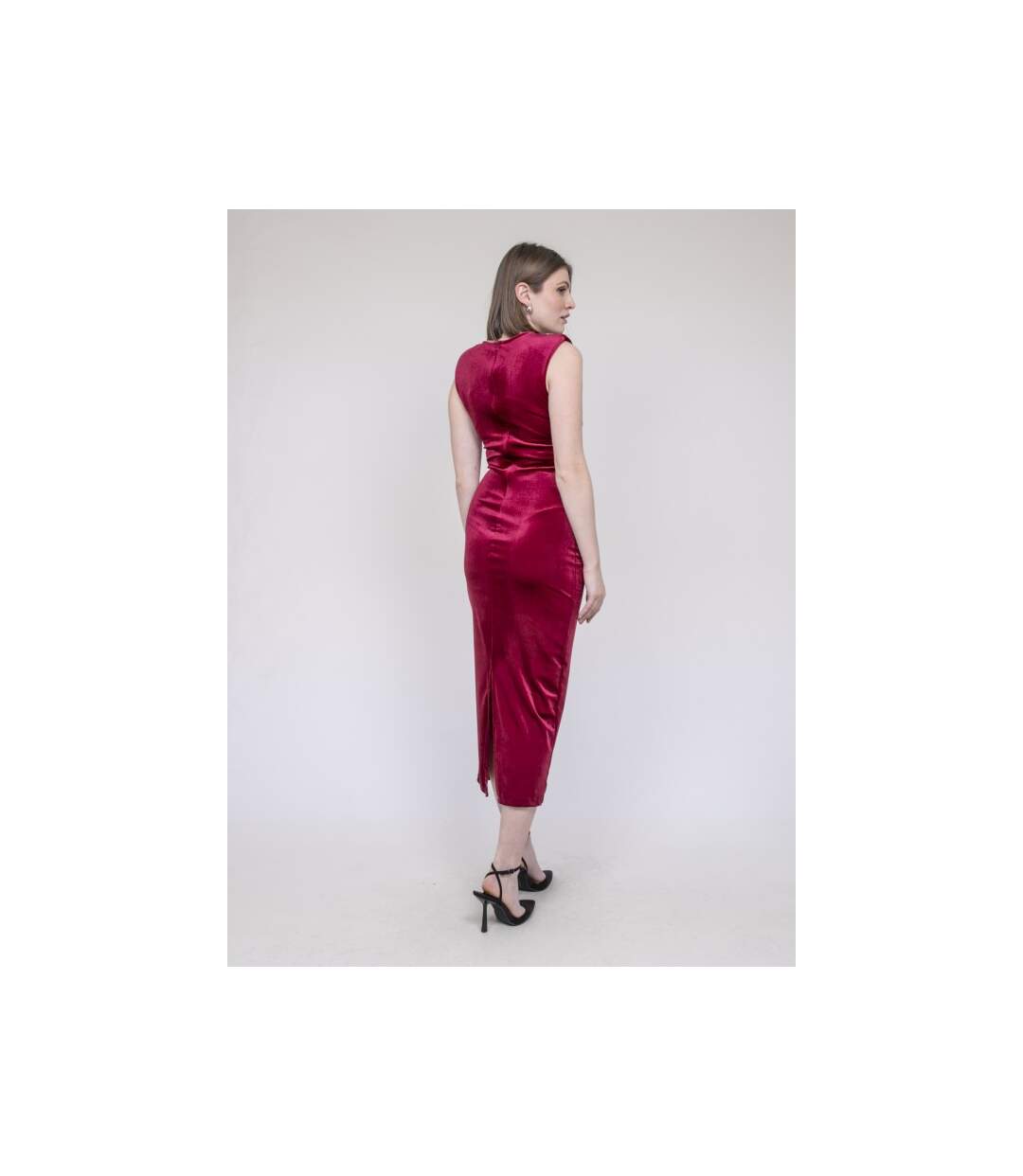 Robe longue velours ICASSIE - Dona X Lisa-2