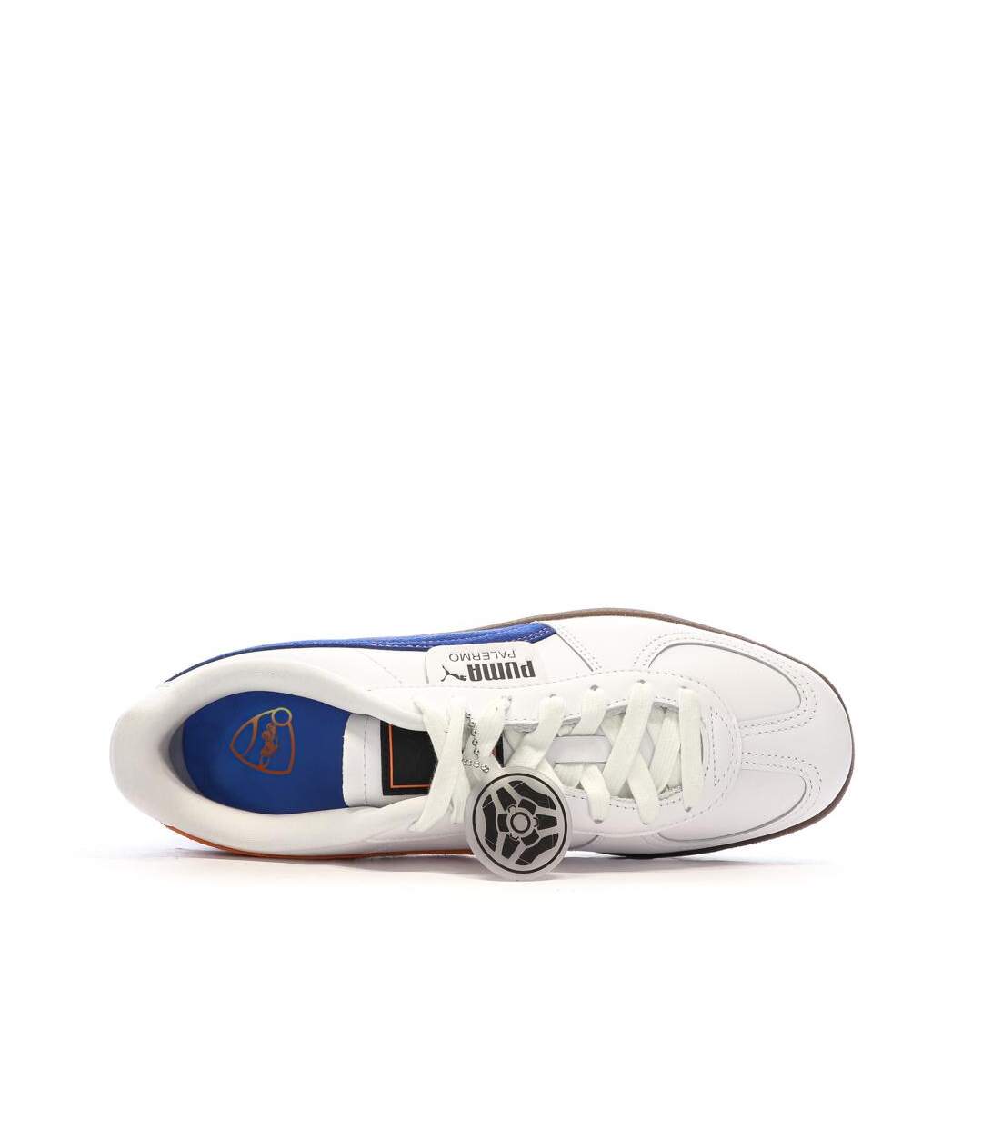 Baskets blanches/marron homme puma palermo rocket league-4