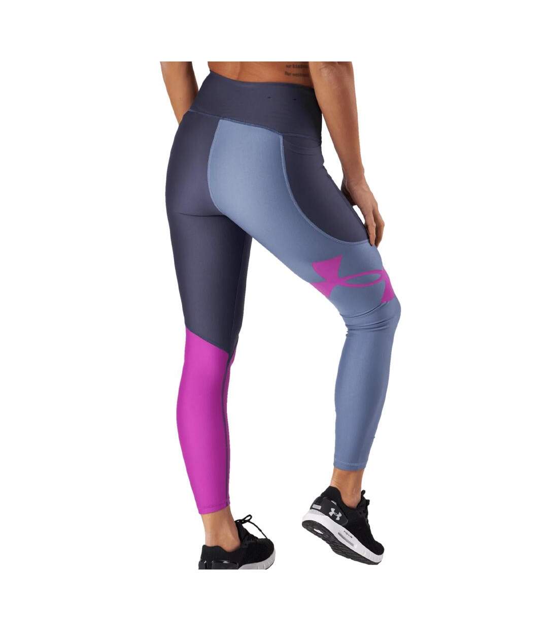 Legging de sport mauve femme under armour ankle-2