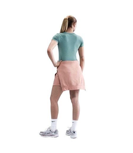 Womens/ladies Chill Swoosh Knitted Slim T-shirt Cannon Nike