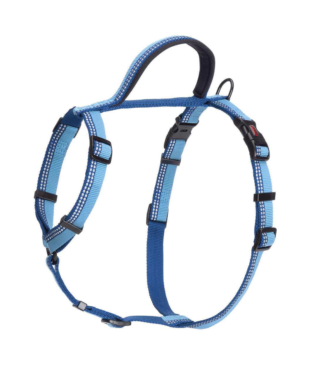 Walking two tone dog harness mediumchest: 56cm-76cm blue Halti-1