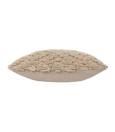 Calvay chunky textured cushion cover 50cm x 50cm taupe Yard