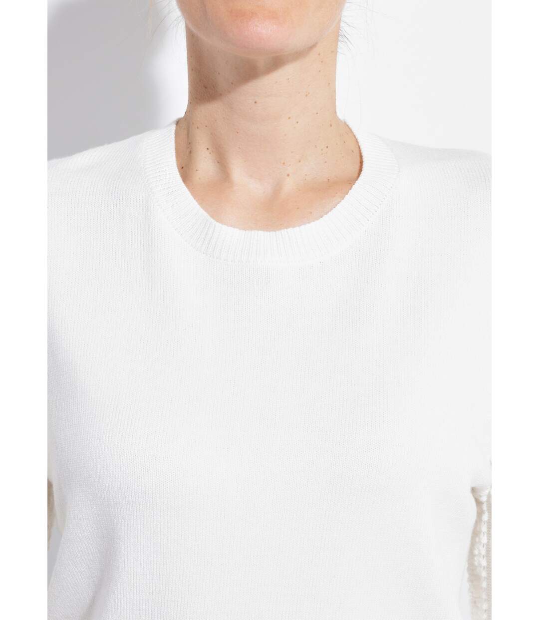Pull en tricot manches fantaisie-4