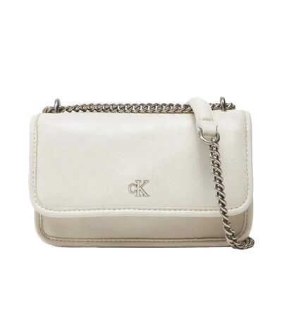 Sac à main ecru femme calvin klein jeans chain ew - taille unique