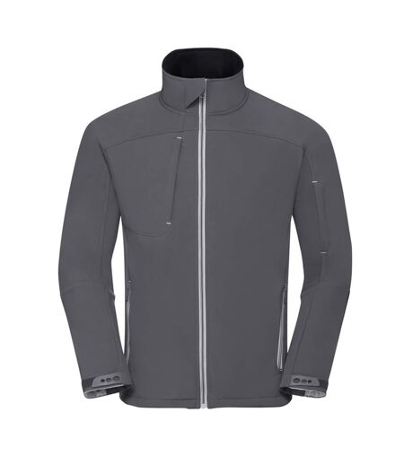 Veste Softshell Homme Gris Foncé Russell