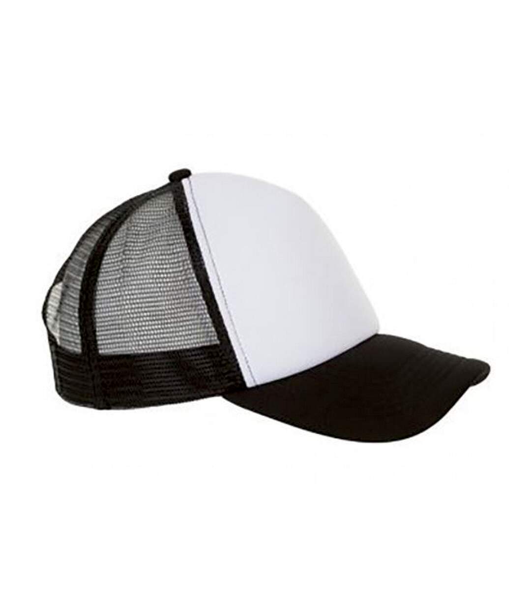 Casquette adulte unisexe blanc/noir SOLS-1