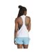 Womens/ladies made to be remade running tank top white Adidas-2