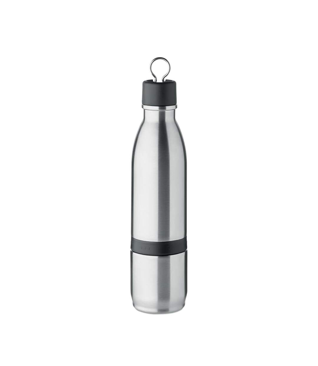 Atera 2 in 1 double-walled 500ml bottle one size matt silver MidOcean-1