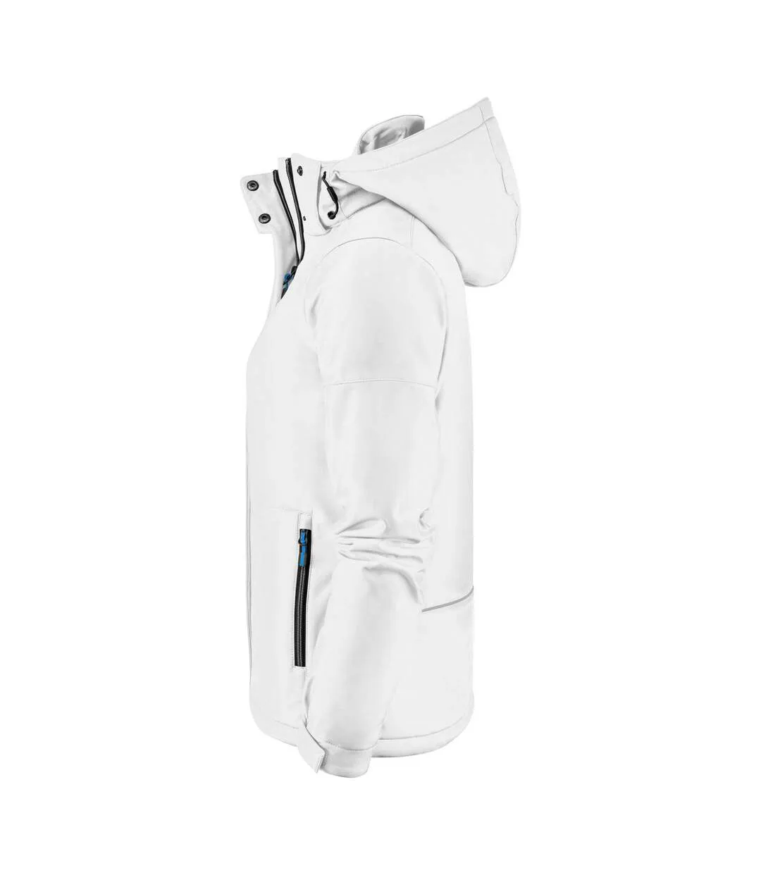Womens/ladies Overlanding Soft Shell Jacket White Printer-3
