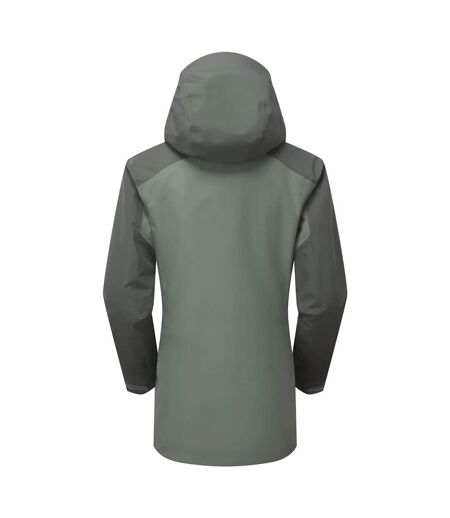 Ladies Waterproof GORE-TEX Hooded Hiking Jacket Rain Shell Coat with Pockets
