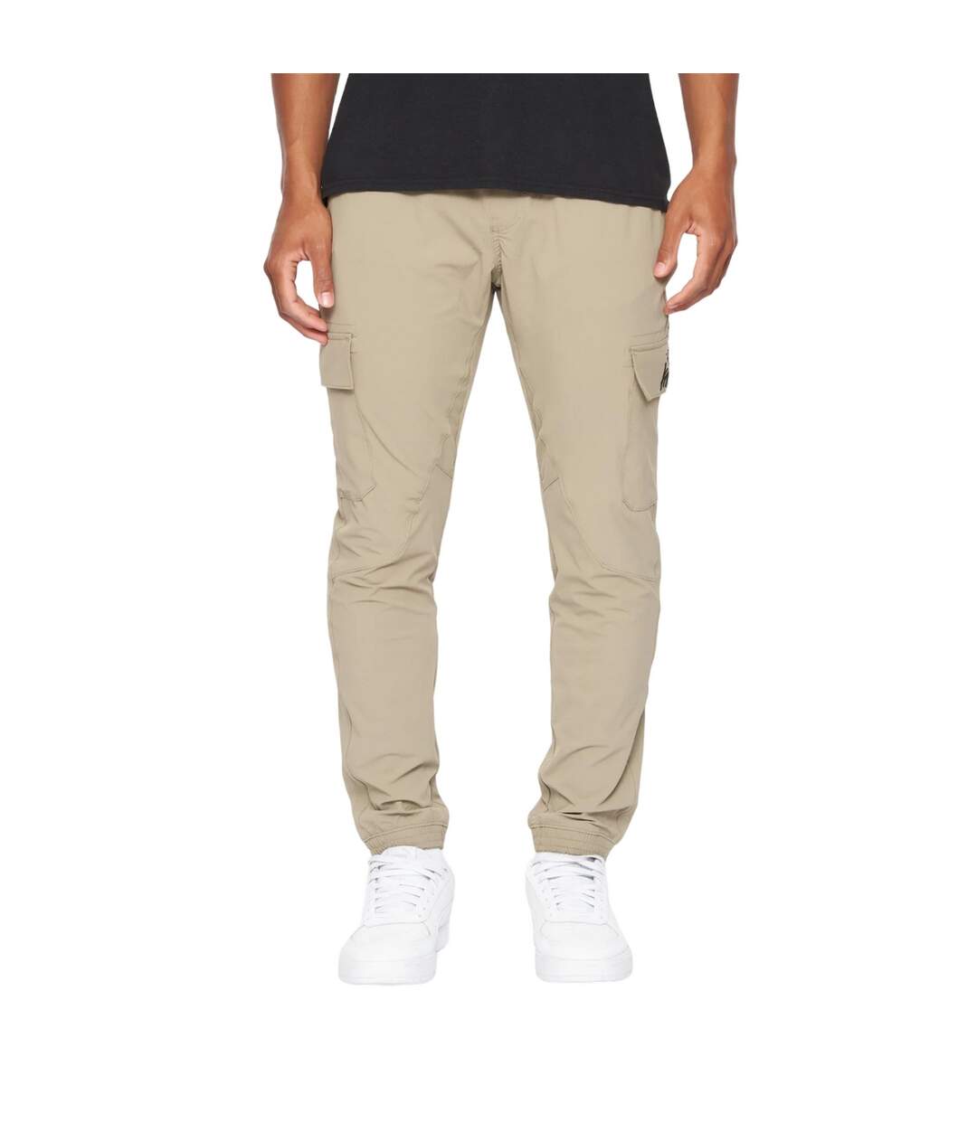 Mens Waylon Woven Cargo Trousers Stone Kings Will Dream-2