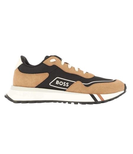 Mens Jonah Running Trainers Brown Black Boss