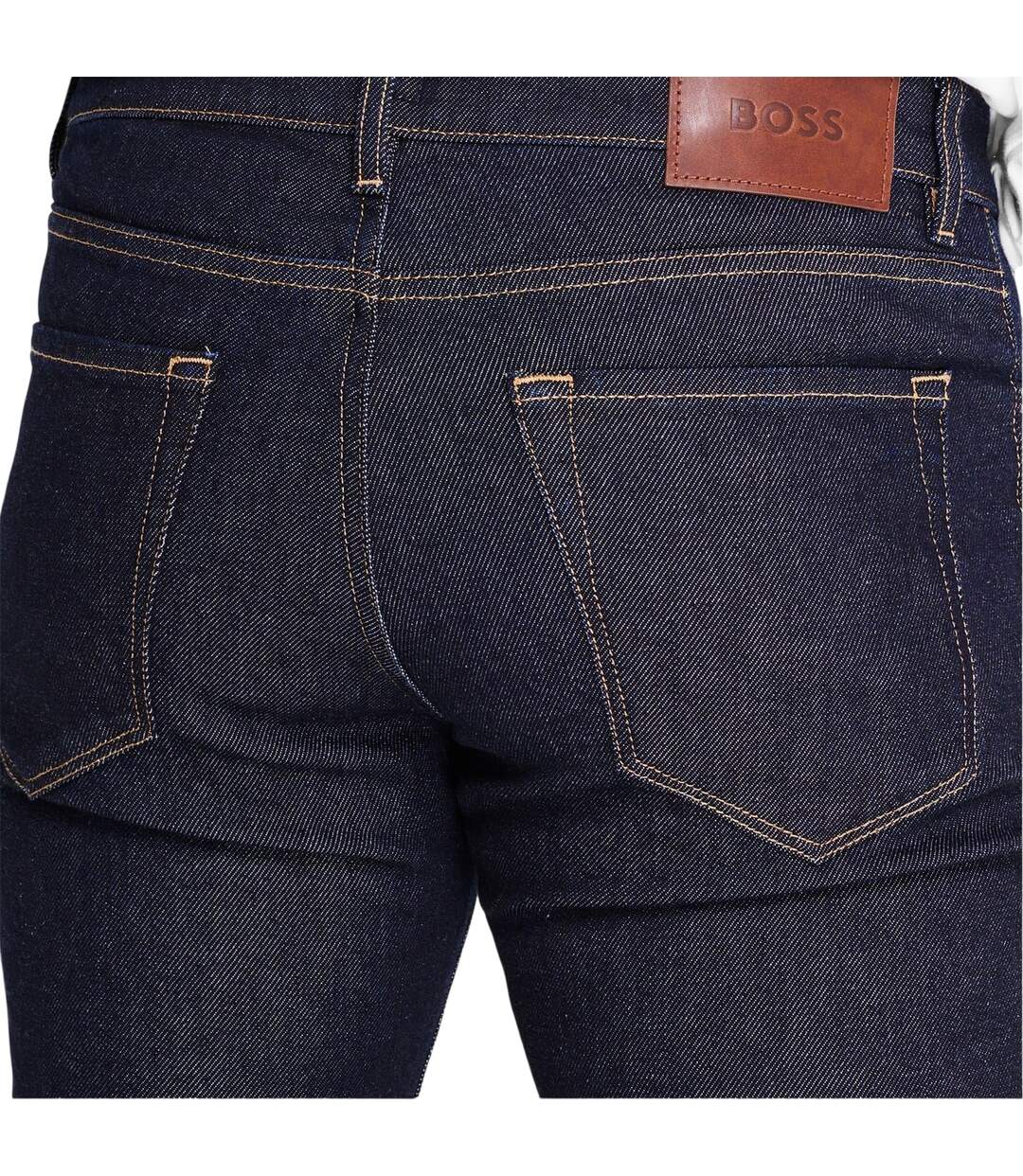 Mens Maine3 Regular Jeans Navy Boss-4