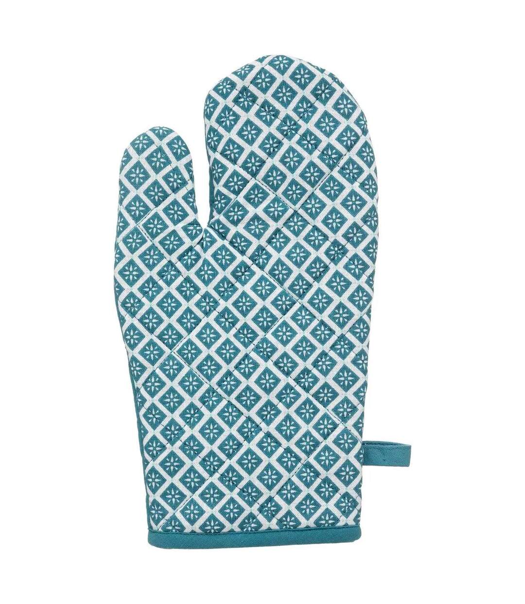 Gant & Manique Imprimé Tikal 32cm Bleu Canard-2
