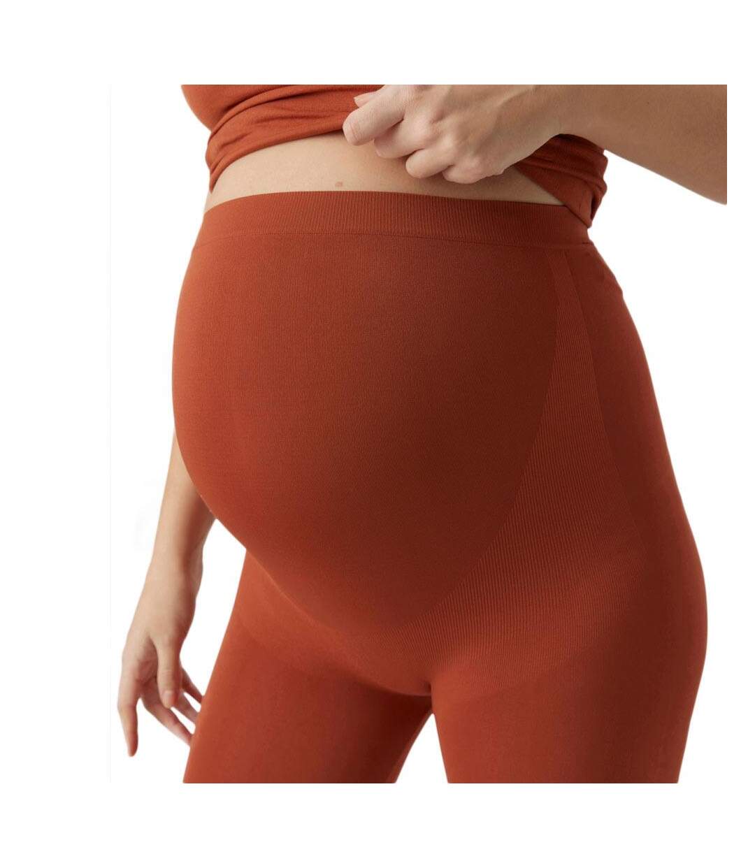 Legging de Grossesse Orange Femme Mamalicious 20011100 - L/XL-3