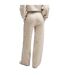 Pantalon De Survêtement Naomi À Imprimé Léopard Femmes/dames Beige Boss-3
