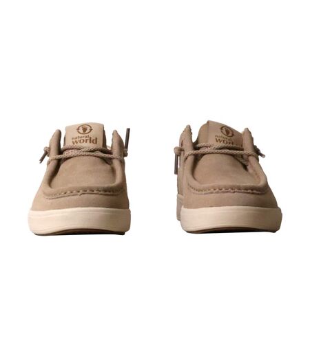 Mocassin Cuir Natural World Deya Wallabi NL