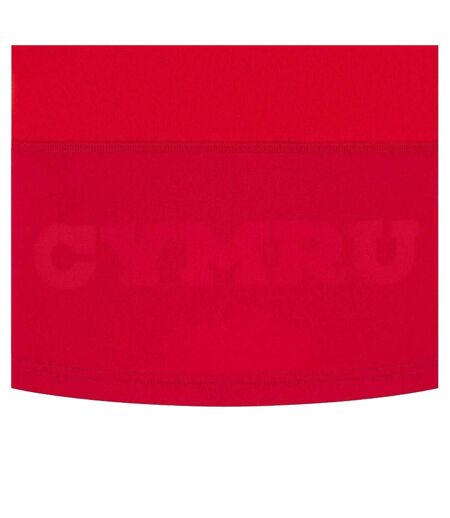 Polo Motif/style Macron Femme Rouge Wales RU