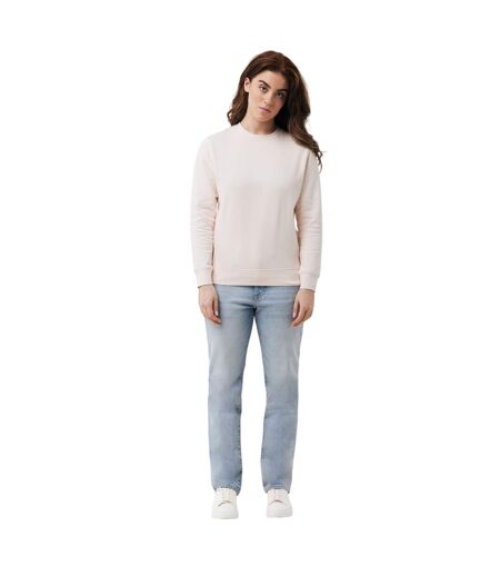 Unisex adult etosha recycled cotton lightweight sweatshirt cloud pink Iqoniq