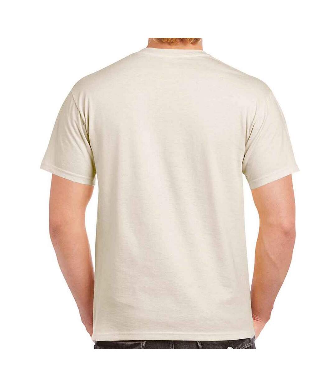T-shirt Adulte Beige Pâle Gildan-2