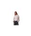 Womens/ladies Embroidered Logo Fleece Sweatshirt Chalk Calvin Klein-1