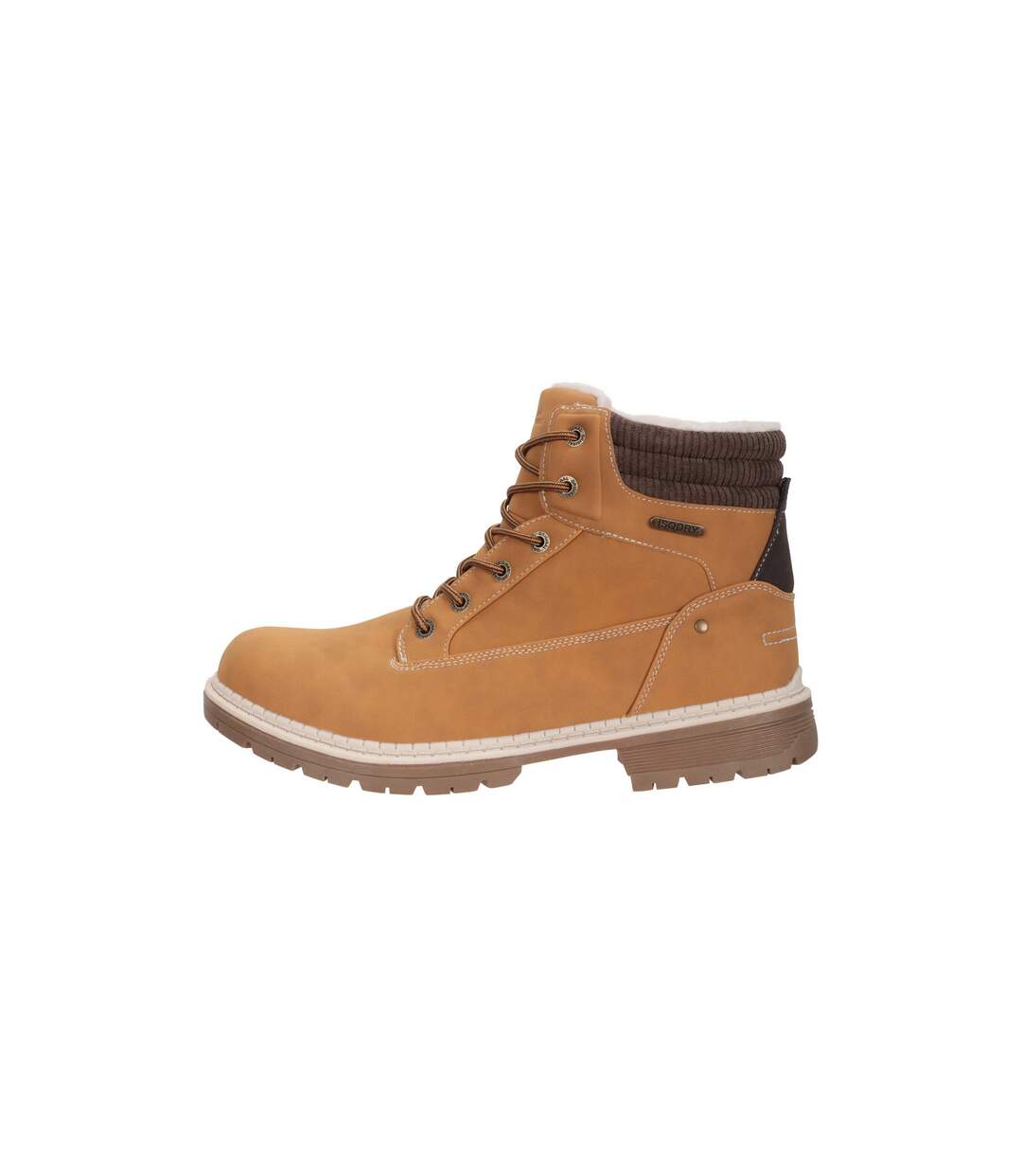 Mens Oslo Thermal Waterproof Walking Boots Light Brown Mountain Warehouse-3