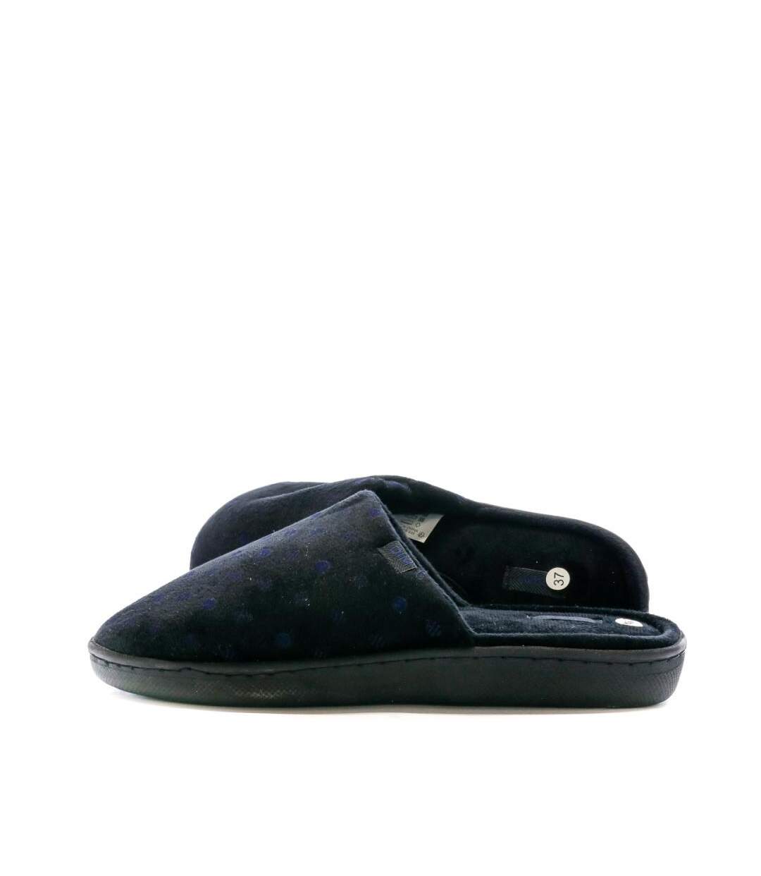 Chaussons noir femme dim uxela-1