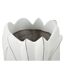 Vase Déco en Résine Gardy 69cm Blanc-4