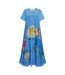 Robe Longue Mancherons Marie Femme Bleu Moyen Ted Baker-1