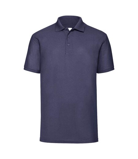 Jerzees Colours Mens Ultimate Cotton Short Sleeve Polo Shirt (French Navy) - UTBC569