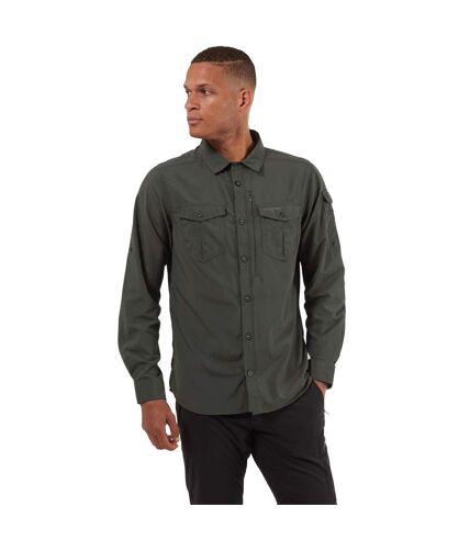 Craghoppers - Chemise manches longues ADVENTURE - Homme (Gris anthracite) - UTCG1085