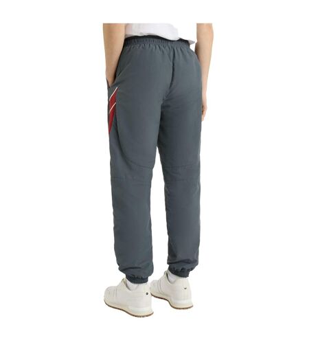 Mens Relaxed Fit Tracksuit Bottoms Iron Gate Red Dahlia Brilliant White Umbro