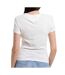 T-Shirt blanc femme tommy hilfiger slim - l-2