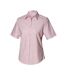 Henbury Womens/Ladies Short Sleeve Classic Oxford Work Shirt (White) - UTRW640-2