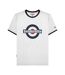 T-shirt ss25 homme blanc / bleu marine Lambretta-1