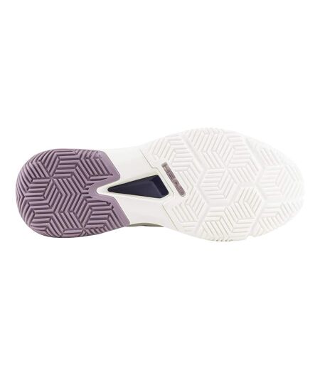 Chaussures De Padel Motion Team 1.5 Femme Blanc Cassé Blanc Violet Head