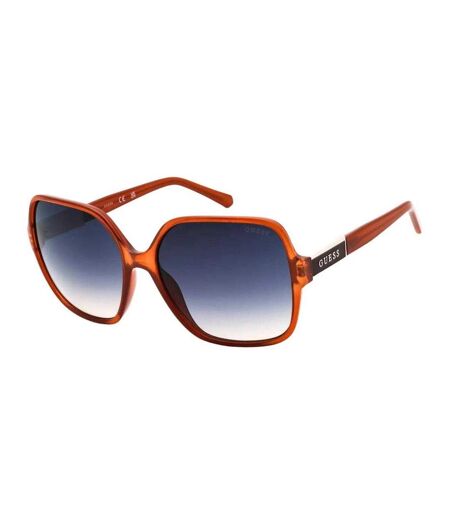 Lunettes De Soleil Motif/style Dégradé Femme Taille Unique Marron Clair Bleu Guess