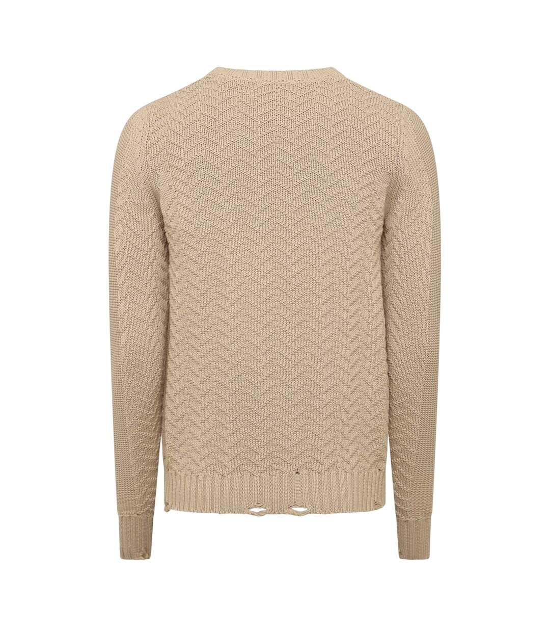 Mens Relaxed Fit Jumper Brown Replay-2