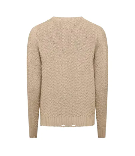 Mens Relaxed Fit Jumper Brown Replay