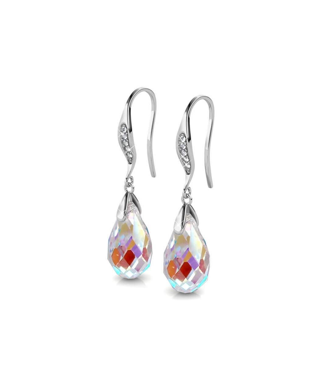 Boucles d'oreilles Droplet Hook, Cristal d'Autriche-3