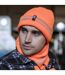 Mens Hi Vis Reflective Soft Fleece Lined Thermal Winter Hat-5