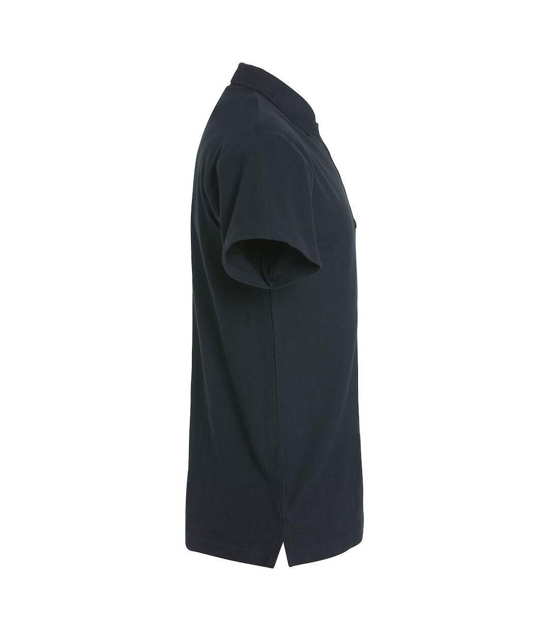 Mens Basic Polo Shirt Black Clique-4