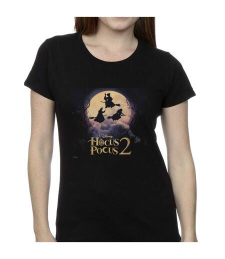 Disney T-shirt en coton volant Hocus Pocus Witches pour femmes/femmes (Noir) - UTBI48536