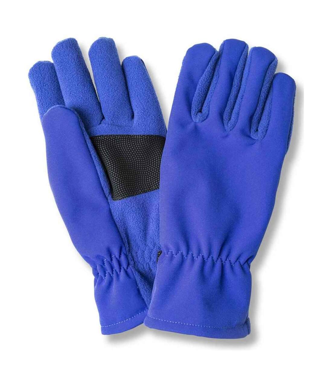 Unisex adult softshell thermal gloves s-m royal blue Result Winter Essentials-1