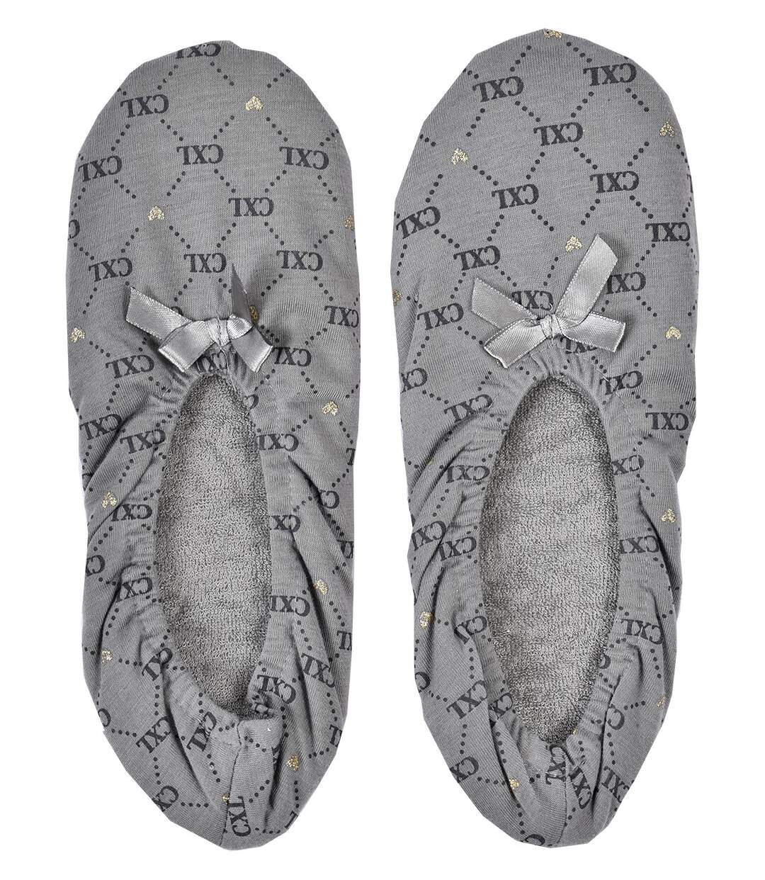 Pantoufles Femme CXL By LACROIX 2586 Ballerine GRIS-1