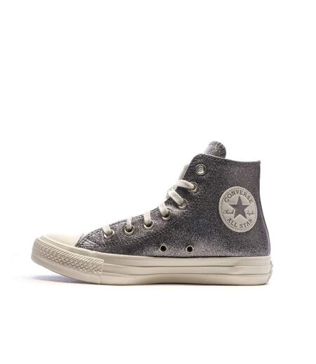 Baskets grises à paillettes femme converse chuck taylor all star